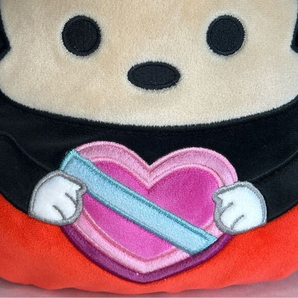 Squishmallows Disney 8” Mickey Mouse Plush Heart Love Birthday Valentine - Picture 2 of 7